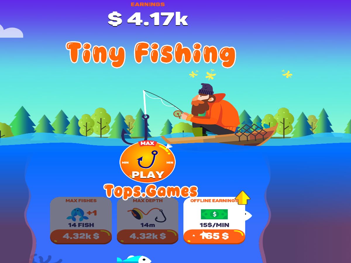 Tiny Fishing - Play Free Online On Tops.Games